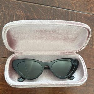 Miu Miu Bold Black Cat-Eye Sunglasses